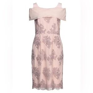 NWT Botondi Couture Women’s Midi Dress Blush Size 48 Made In Italy Retail $1,389